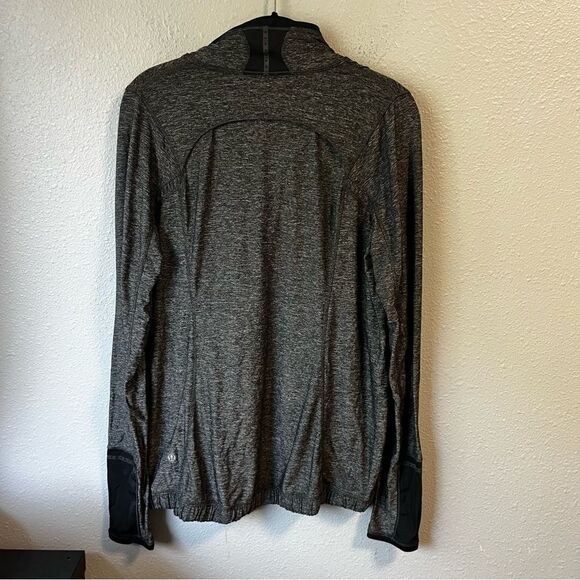 Lululemon Marled Gray Half Zip Pullover - Picture 4 of 9